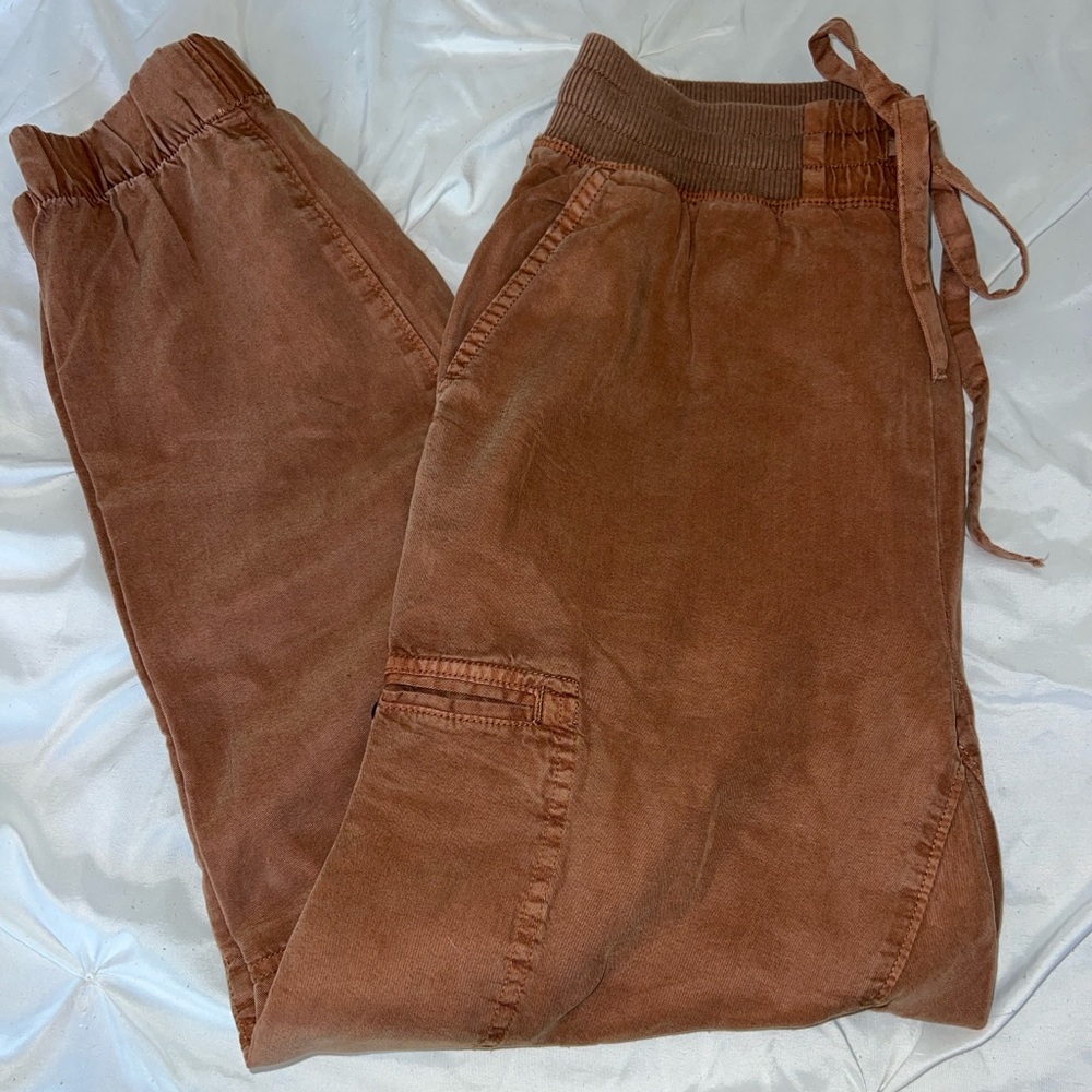 Brown Aerie Cargo Pants